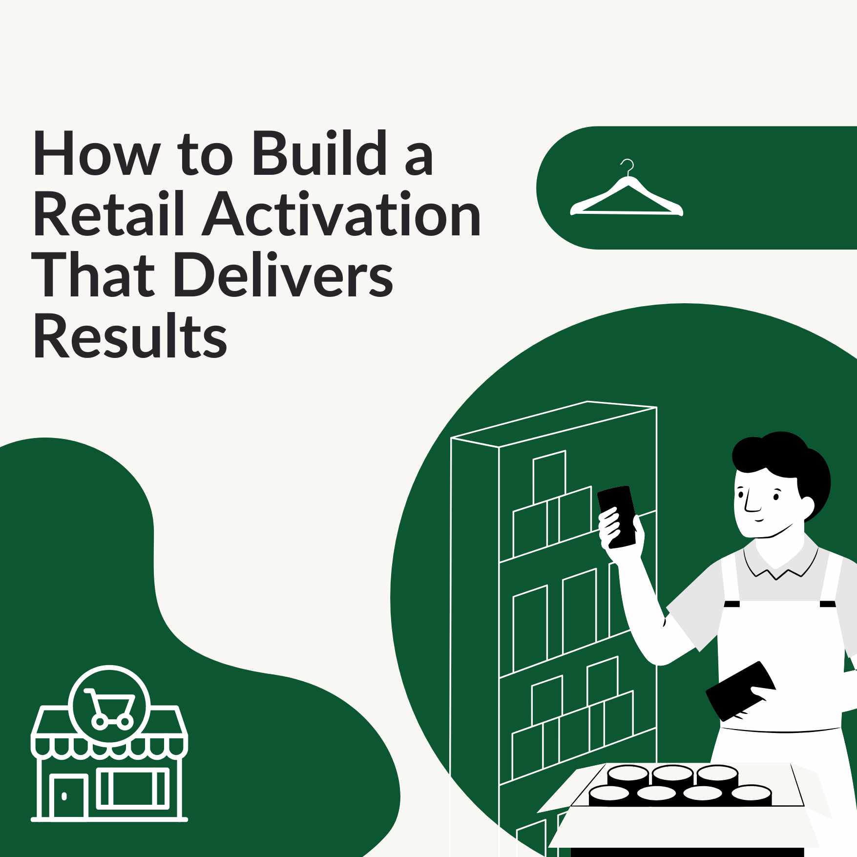 Abstract illustration representing storytelling in marketing. Shows visual elements like transformation, flow, and digital communication.
